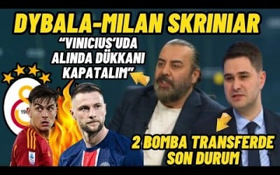 Galatasaray Transfer-Dybala-Milan Skriniar-Kutlu Akpınar-Emre Bol Yorumu.GS Haberi.