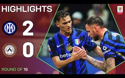 INTER-UDINESE 2-0 | HIGHLIGHTS | Inter Dispatch Udinese | Coppa Italia Frecciarossa 2024/25