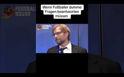 Wenn Fussballer dumme Fragen beantworten müssen #fussball #interview #klopp #thomasmüller