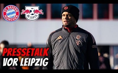 Pressetalk mit Vincent Kompany vor FC Bayern - RB Leipzig | Bundesliga