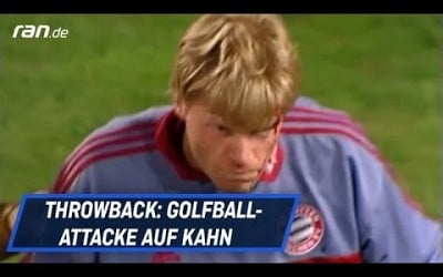 Bundesliga-Throwback: Als Oliver Kahn von einem Golfball getroffen wurde