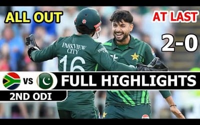 PAKISTAN VS SOUTH AFRICA | FULL HIGHLIGHTS | 2ND ODI MATCH 2024 | PAK VS SA