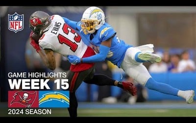 Tampa Bay Buccaneers vs. Los Angeles Chargers Game Highlights | NFL 2024 Season Week 15