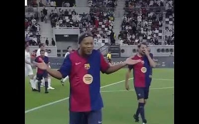 Ronaldinho at 44 years old☠️