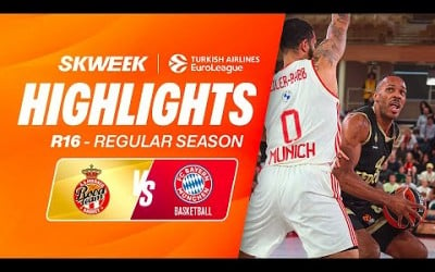 BATTLE FOR THE FIRST PLACE IN MONACO ⚔️ Monaco vs Bayern Munich - Highlights EuroLeague R16