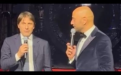 Cena Natale Napoli, discorso DA BRIVIDI di mister CONTE 