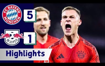 HIGHLIGHTS - Bayern Munich 5-1 RB Leipzig | All Goals and Highlights | Bundesliga 24/25