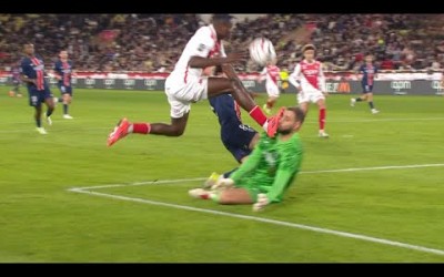 No Red Card! Gianluigi Donnarumma injury on face, Monaco vs PSG Highlights, Ligue 1 2024