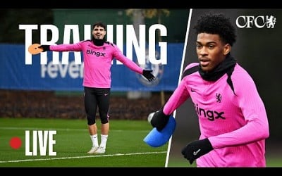 LIVE TRAINING | Chelsea vs Shamrock Rovers | UEFA Conference League | 18/12/24 | Chelsea FC