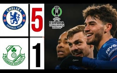 CHELSEA vs SHAMROCK ROVERS (5-1) UEFA Conference League - ALL GOALS &amp; HIGHLIGHTS