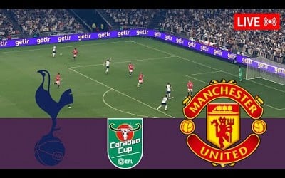 Tottenham Hotspur vs Manchester United LIVE. EFL Cup 2024 Quarterfinals Full Match - VideoGames