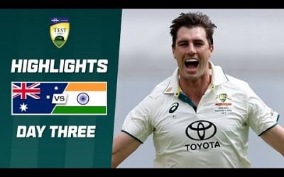 Australia v India 2024-25 | Third Test | Day Three