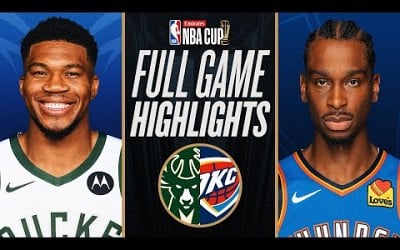 BUCKS vs THUNDER | EMIRATES NBA CUP CHAMPIONSHIP 