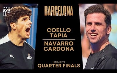 QUARTER FINALS | Coello/Tapia VS Navarro/Cardona | Premier Padel Finals | Barcelona