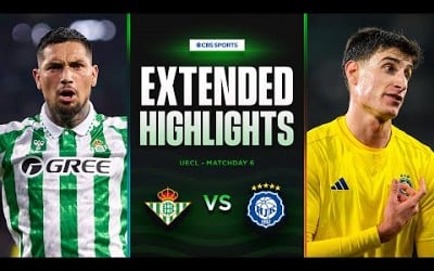 Real Betis vs. HJK: Extended Highlights | UECL League Phase MD 6 | CBS Sports Golazo