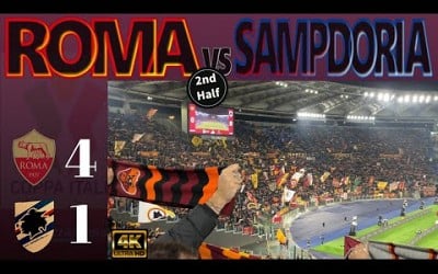 [4K] ROMA 4-1 SAMPDORIA [2nd.HALF]｜COPPA ITALIA 2024-25 ROUND OF 16｜18/12/2024