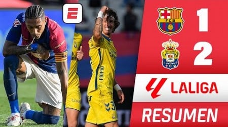 BARCELONA EN CRISIS. PERDIÓ 2-1 vs LAS PALMAS y puede perder EL LIDERATO ante REAL MADRID | La Liga