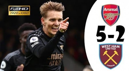 ARSENAL - WEST HAM 5 - 2 | 4K | Full Highlights | ALL GOALS