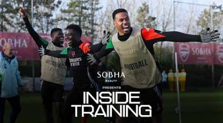 INSIDE TRAINING | Target practice, back slaps for Nwaneri | Ready for Sporting in the UCL 