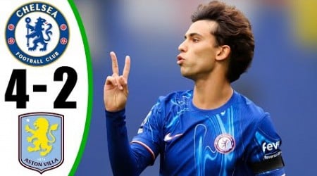 Chelsea vs Aston Villa 4-2 - All Goals &amp; Highlights - 2024