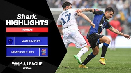 Auckland FC v Newcastle Jets - Shark Highlights | Isuzu UTE A-League 2024-25 | Round 06