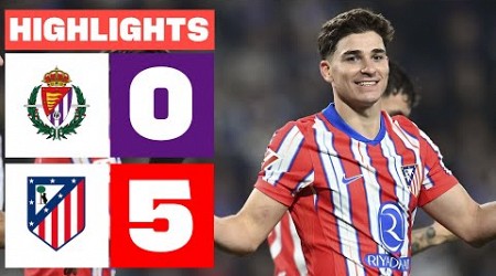 REAL VALLADOLID CF 0 - 5 ATLÉTICO DE MADRID I RESUMEN LALIGA EA SPORTS