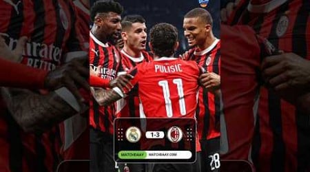 Ac Milan Vs Real Madrid Epic Match 