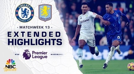 Chelsea v. Aston Villa | PREMIER LEAGUE HIGHLIGHTS | 12/1/2024 | NBC Sports