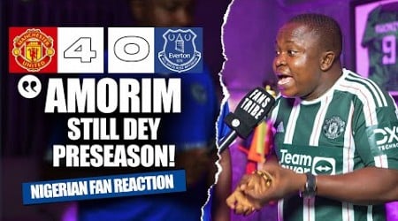 MANCHESTER UNITED 4-0 EVERTON ( Henry - NIGERIAN FAN REACTION) - Premier League HIGHLIGHT