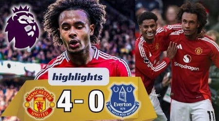 Manchester United vs Everton (4-0) | All Goals &amp; Extended Highlights | Premier League 2024/25