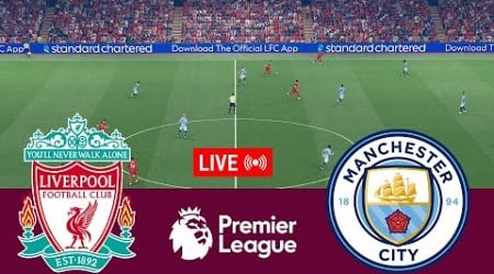 [LIVE] Liverpool vs Manchester City Premier League 24/25 Full Match - Video Game Simulation