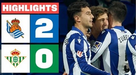 REAL SOCIEDAD 2 - 0 REAL BETIS I RESUMEN LALIGA EA SPORTS