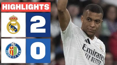 REAL MADRID 2 - 0 GETAFE CF I RESUMEN LALIGA EA SPORTS