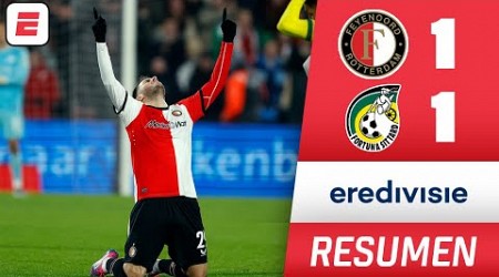 SANTIAGO GIMÉNEZ marcó un GOLAZO DE CHILENA para salvar al FEYENOORD vs Fortuna Sittard | Eredivise