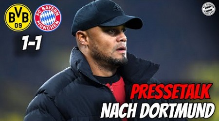 Pressetalk mit Kompany nach dem 1:1 gegen Dortmund | Bundesliga