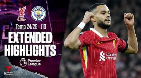 Liverpool vs. Man City | Highlights Premier League | Jornada 13 | Telemundo Deportes