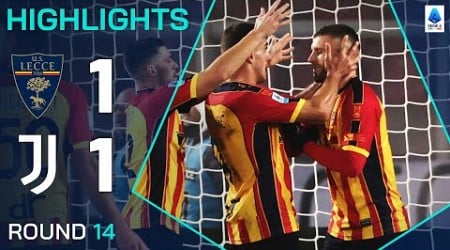 LECCE-JUVENTUS 1-1 | HIGHLIGHTS | Juve Pegged Back by Last-minute Equaliser | Serie A 2024/25