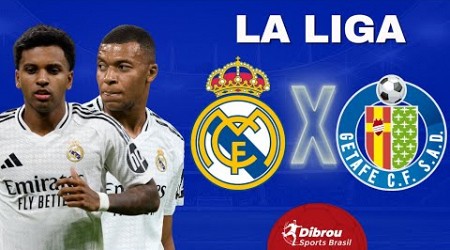 REAL MADRID X GETAFE AO VIVO LA LIGA DIRETO DO SANTIAGO BERNABEU | RODADA 15 - NARRAÇÃO