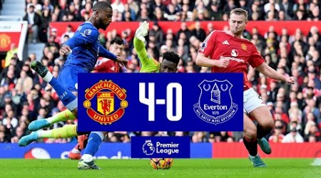 MANCHESTER UNITED 4-0 EVERTON | Premier League highglights