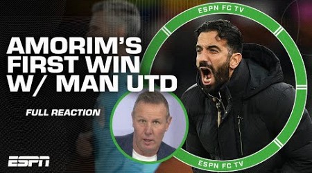 Ruben Amorim&#39;s FIRST WIN as Man United manager 