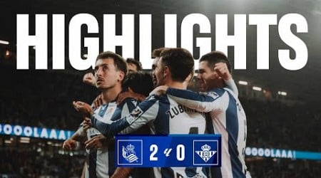 HIGHLIGHTS | LaLiga 24-25 | J15 | Real Sociedad 2-0 Real Betis