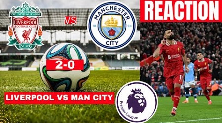 Liverpool vs Man City 2-0 Live Stream Premier League Football EPL Match Score reaction Highlights