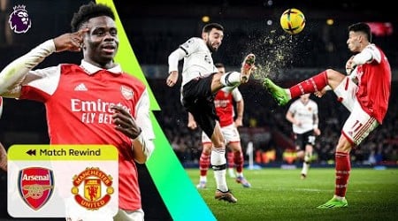 Nketiah&#39;s Last-Minute Heroics | Arsenal 3-2 Manchester United | Premier League Highlights