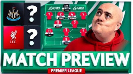 NEWCASTLE vs LIVERPOOL! Starting XI Prediction &amp; Preview