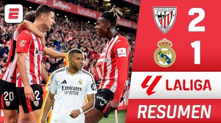 Mbappé FALLÓ OTRO PENAL y el REAL MADRID cayó 2-1 ante Athletic Club | La Liga