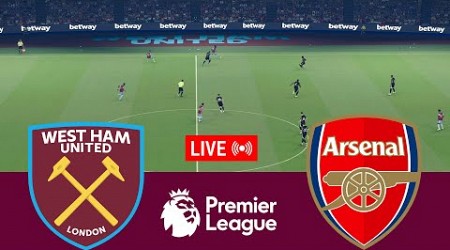 [LIVE] West Ham United vs Arsenal Premier League 24/25 Full Match - Video Game Simulation