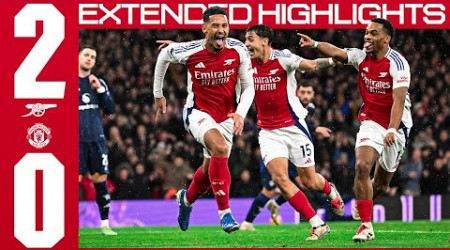 EXTENDED HIGHLIGHTS | Arsenal vs Manchester United (2-0) | Timber, Saliba earn us all three points 