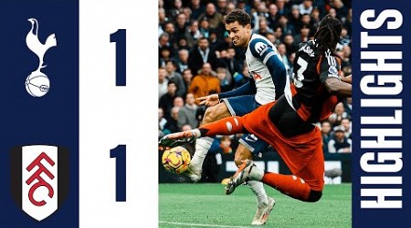 Tottenham Hotspur 1-1 Fulham | Premier League Highlights