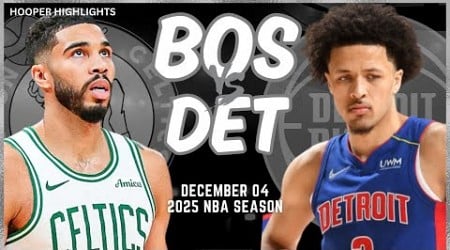 Boston Celtics vs Detroit Pistons Full Game Highlights | Dec 4 | 2025 NBA Season