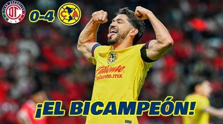 AMÉRICA GOLEA A TOLUCA EN LIGA MX CUARTOS DE FINAL APERTURA 2024 